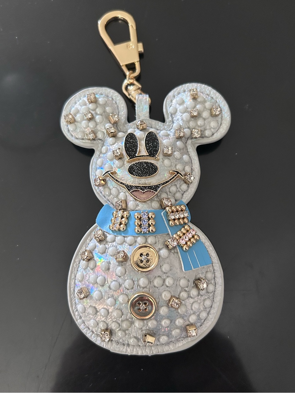 Disney x Baublebar Mickey Mouse Snowman Puff Bag Charm - BRAND NEW